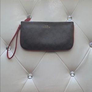 Coach wristlet basically new!